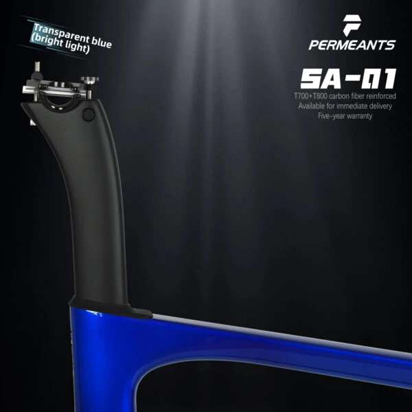 Permeants SA-01 Aero Carbon Fiber Road Bike Frame 405 Rc