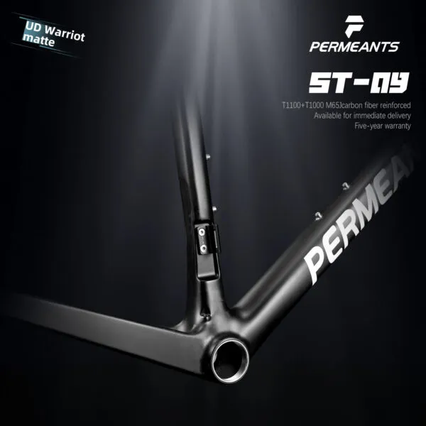 PERMEANTS-ST-09-Carbon-Road-Bike-Frame-680g-black-Image