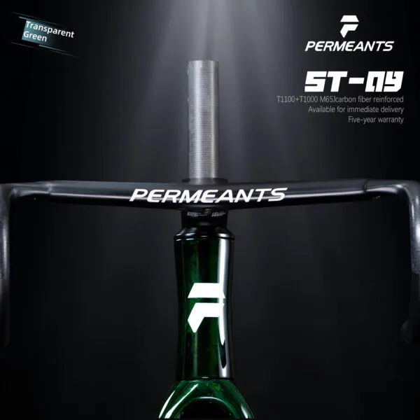 PERMEANTS-ST-09-Carbon-Road-Bike-Frame-680g-Green-Image