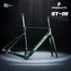 PERMEANTS-ST-09-Carbon-Road-Bike-Frame-680g-Green-Image