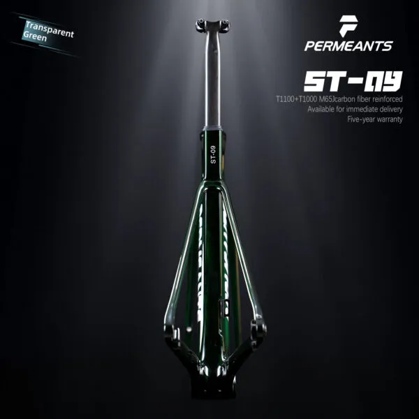 PERMEANTS-ST-09-Carbon-Road-Bike-Frame-680g-Green-Image